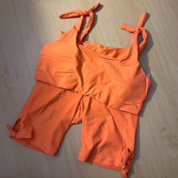 Powersoft Activewear Set (Bra Top + Biker Shorts) - Picture 1 of 8